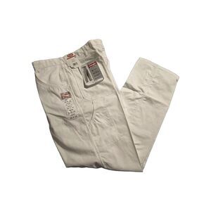 Wrangler Workwear Painter Pants Mens White Relaxed Fit 44 X 32 Tool Pocket Cargo